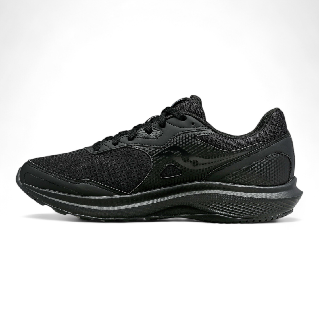 Saucony ספורט אורטופדי לגבר COHESION 17 עד מידה 49 רחב שחור