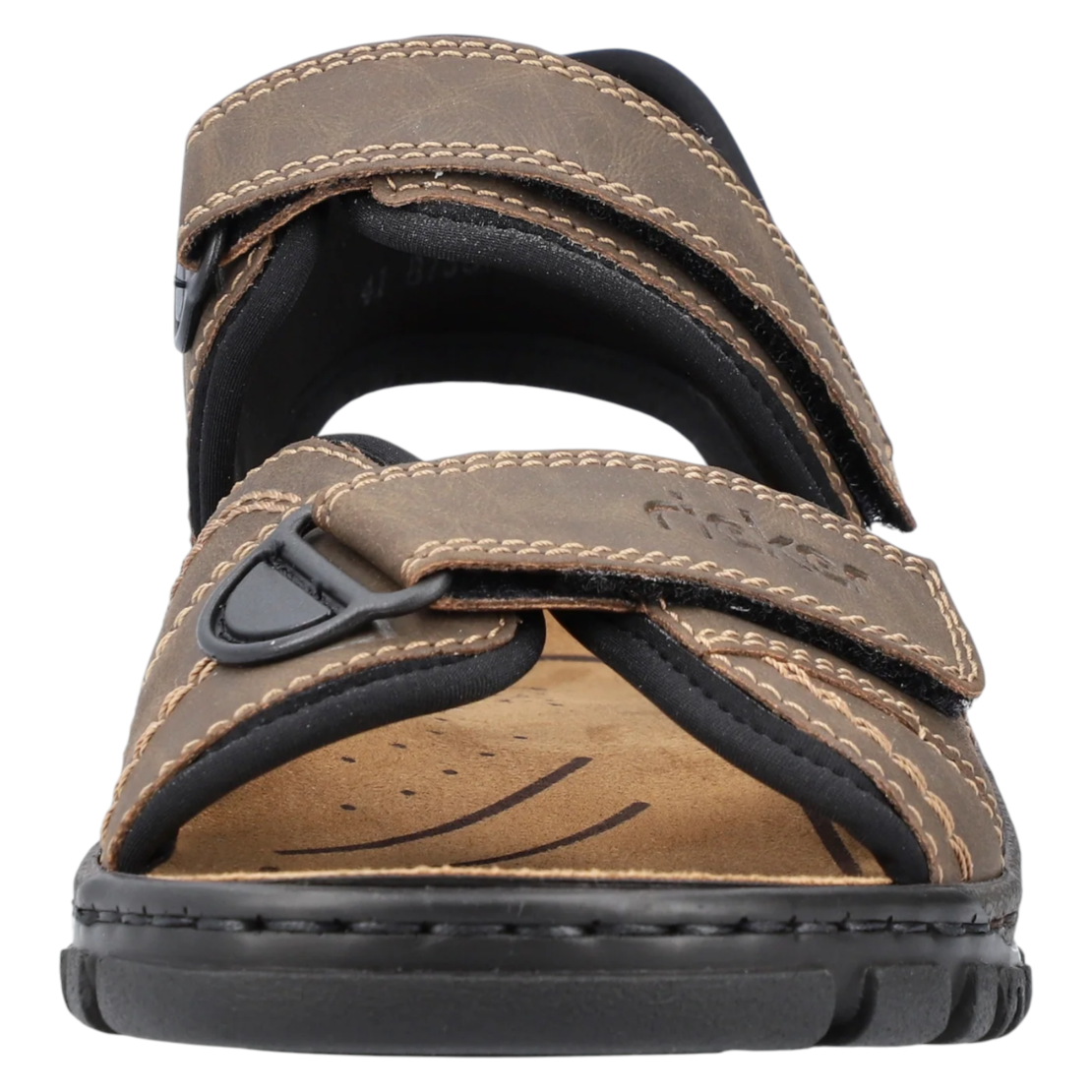 Rieker 25051-27 | סנדל הליכה לגברים עם רצועות מתכווננות
