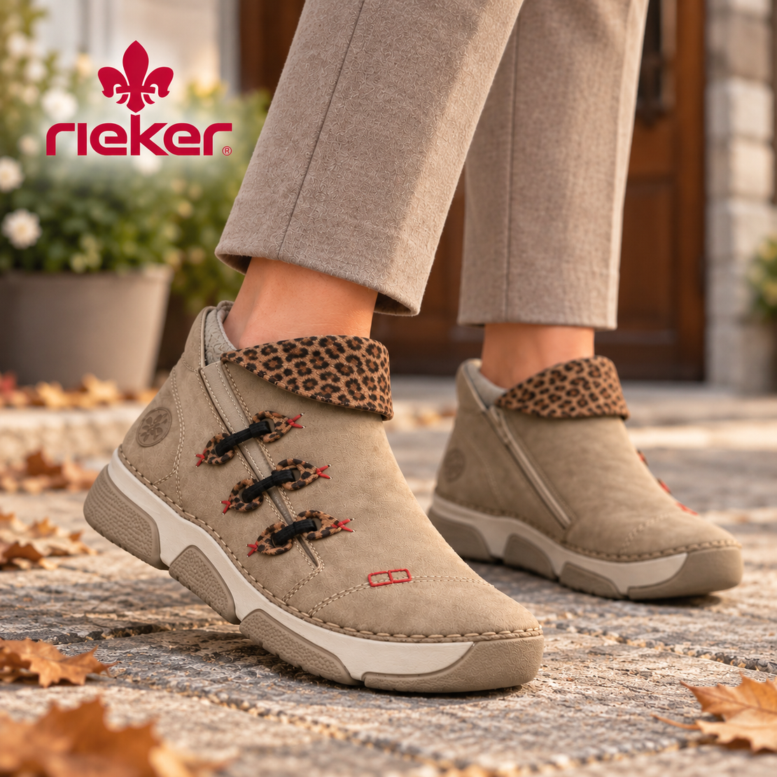 מגפון נוחות  ריקר דגם שירי לנשים Rieker 45983-64