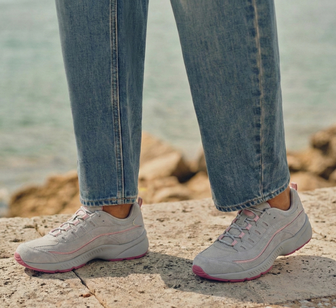 Easy Spirit דגם ROMY לנשים אפור מסטיק