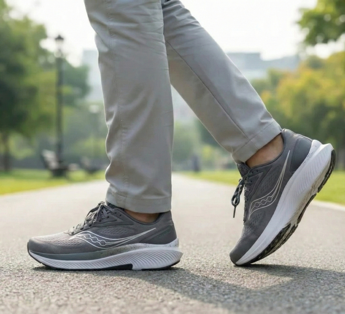 Saucony ספורט גבר ECHELON 10 XWIDE חדש אפור