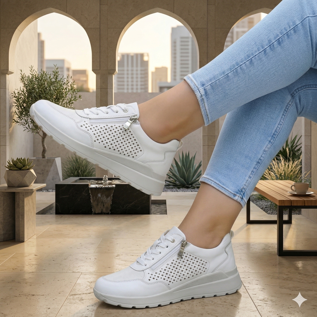 CAPRICE נעל סניקרס לנשים דגם GERTA 23764