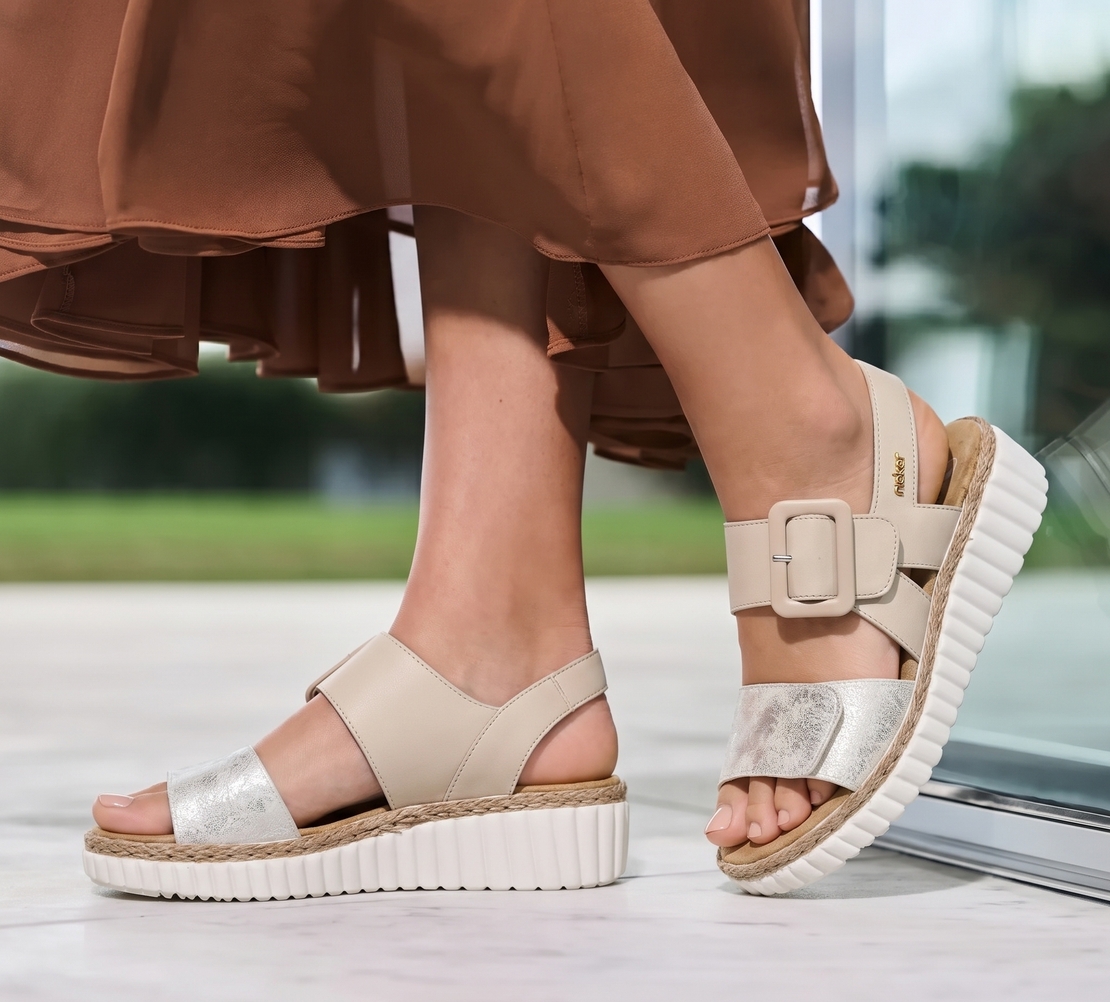 סנדלי נשים Rieker דגם 69260-60 – אלגנטיות קלה עם נוחות לכל היום