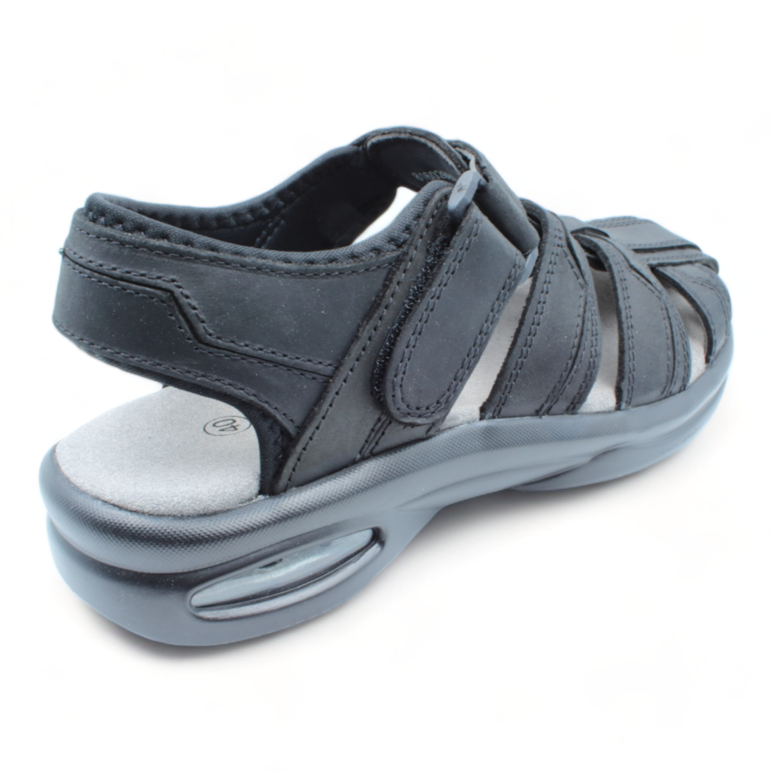 Fly Foot סנדל עור קלוע רפידה עור 816026
