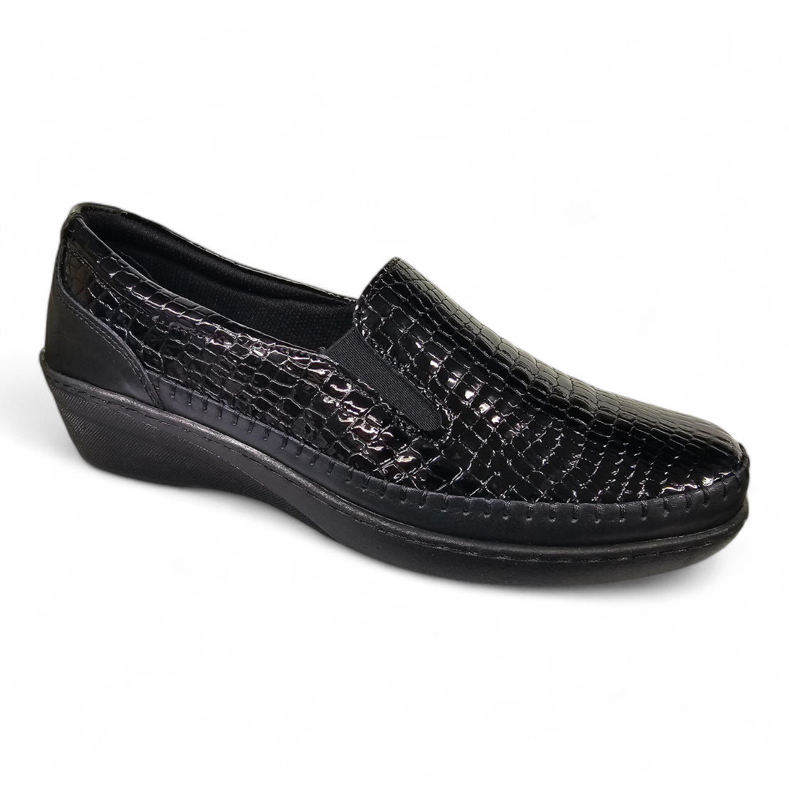 Fly Foot נעל סירה רוקי גומיות 621342 שחור
