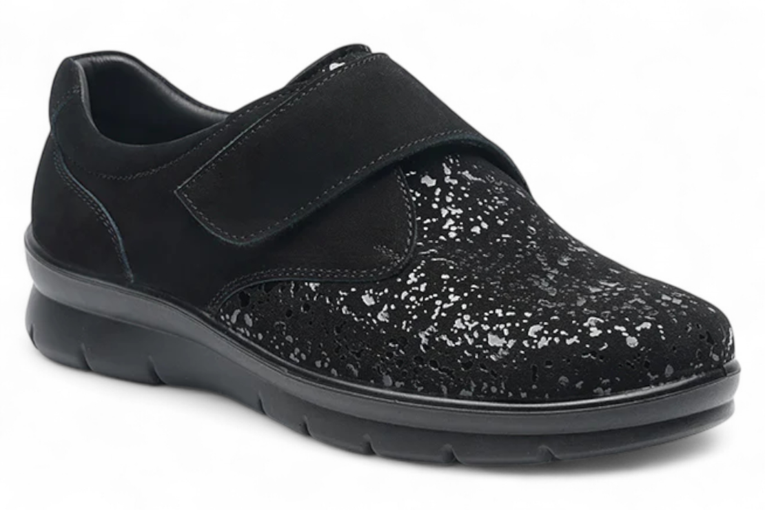 G COMFORT נעל עם סגירת סקוטש לרגל רחבה נשים P-8267STN