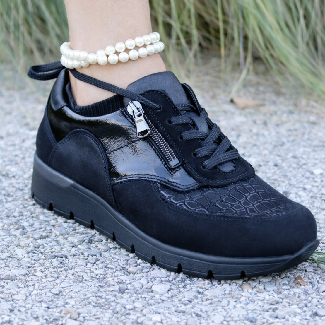 Waldläufer 626K02 - נעל הליכה לנשים לרגל רחבה