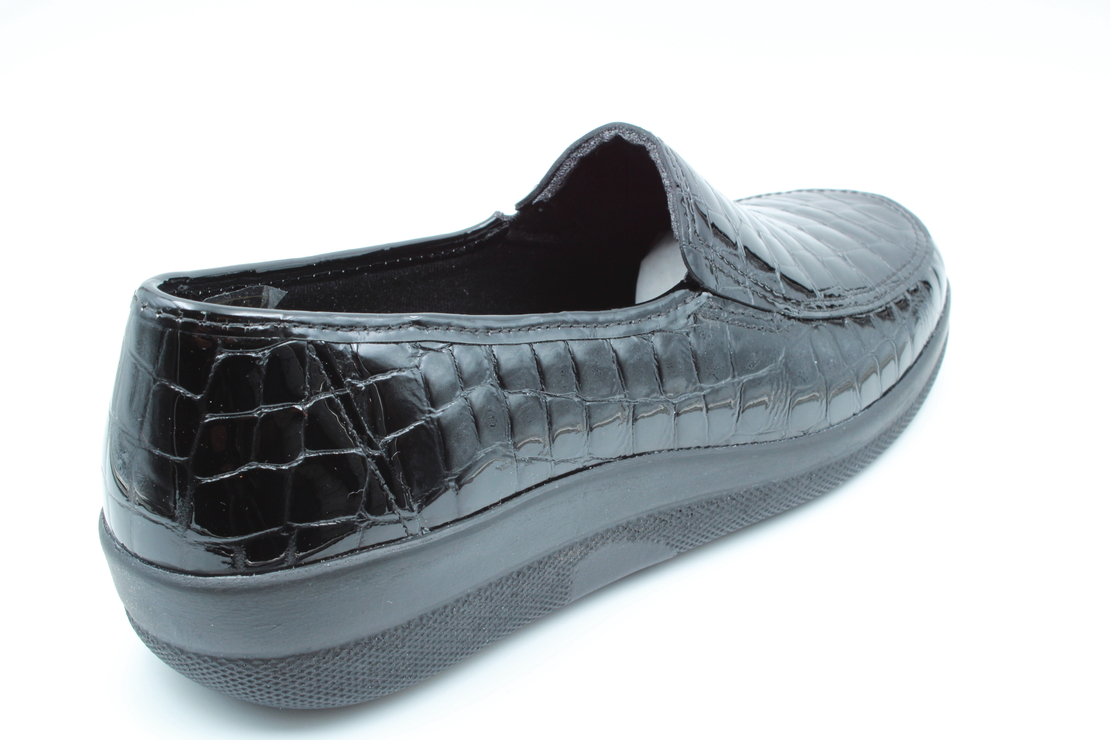 Softflex סירה שטוחה אנטומית עור לק קרוקו 23432