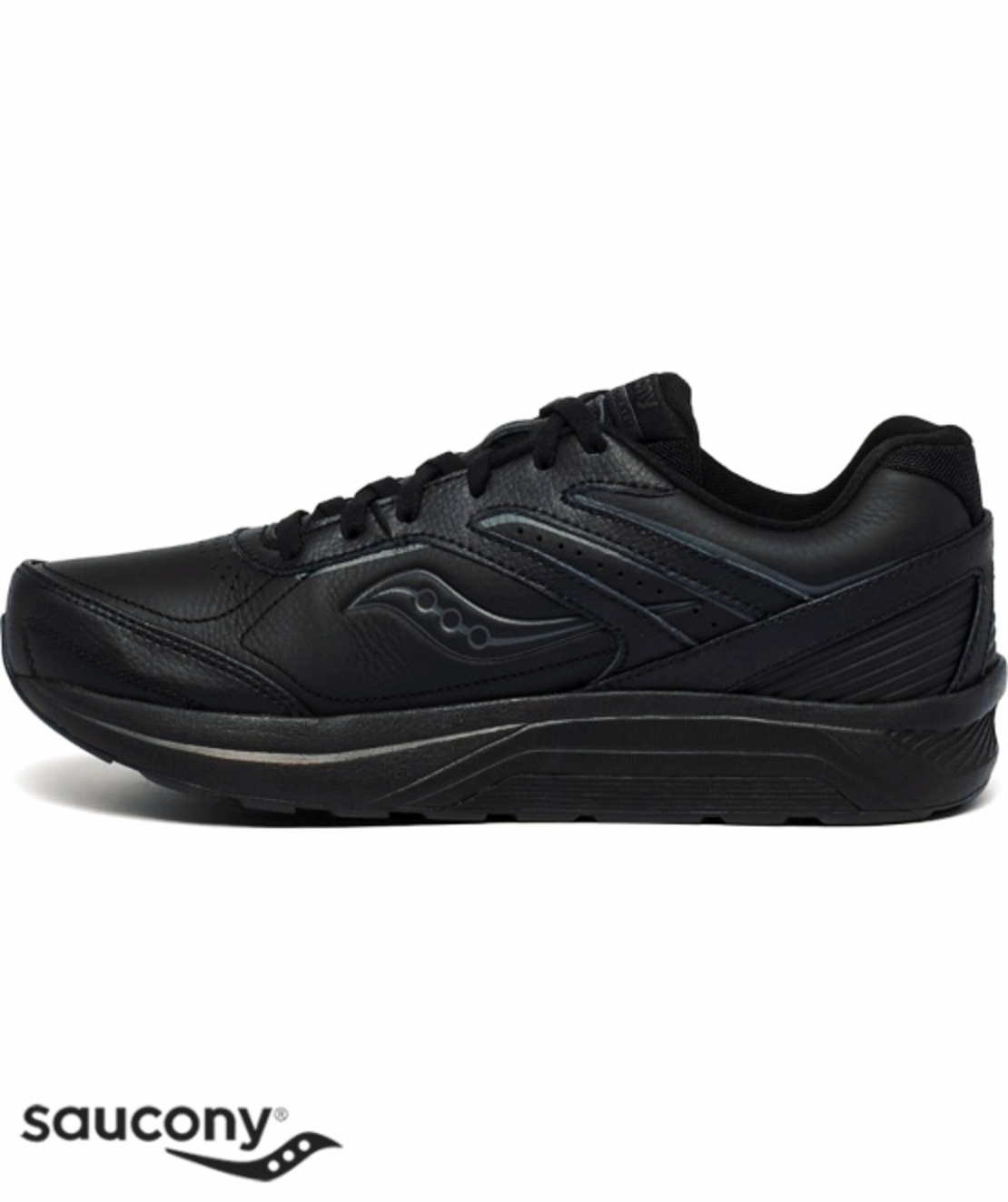 Sauconyגבר עור שחור ECHELON WALKER 3 XWIDE