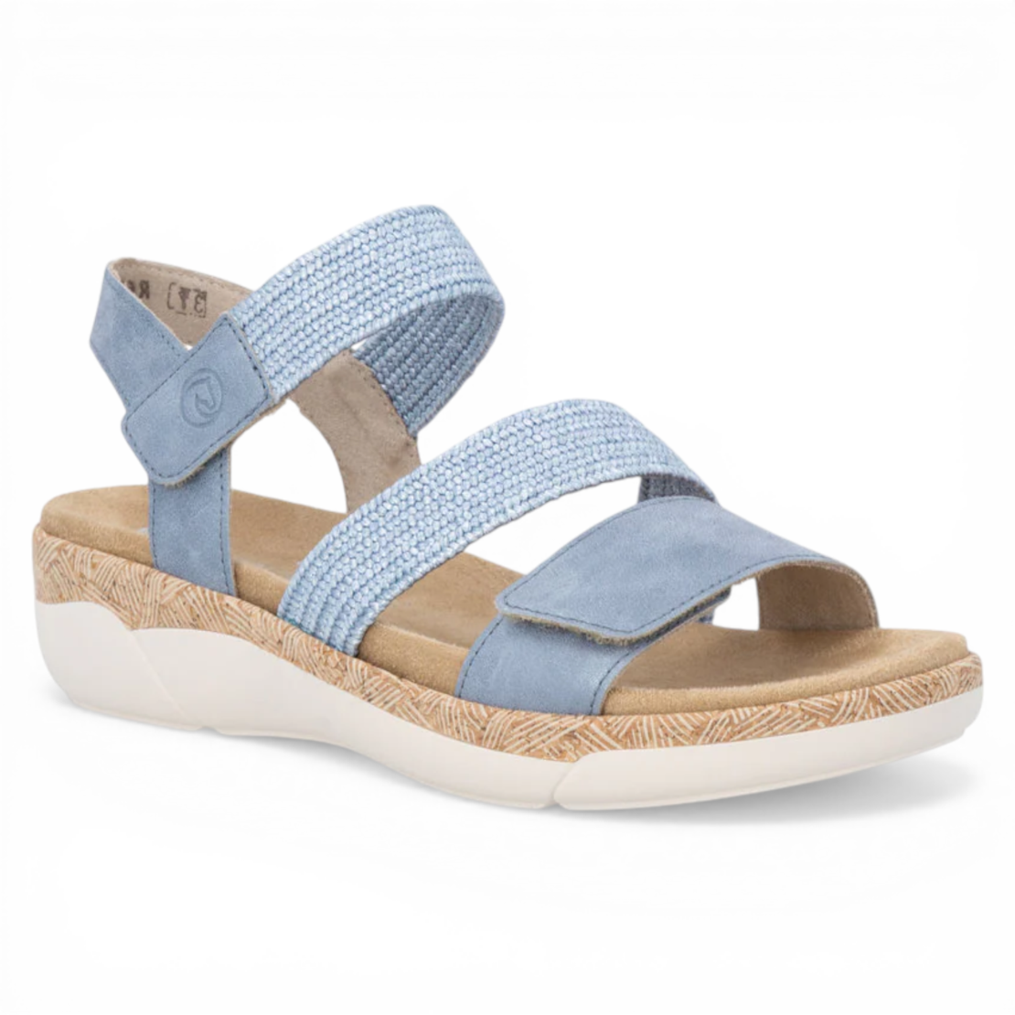 סנדל נשים נוח עם רצועות מתכווננות Remonte R6861-12 | מבית ריקר - ג'ינס