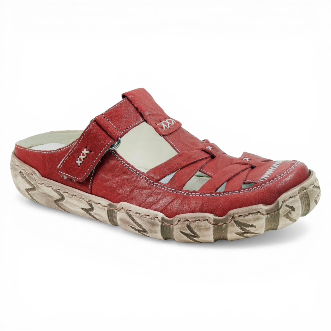 כפכף נוחות לנשים אנטומי Rieker דגם L0396-33 עד מידה 42 אדום