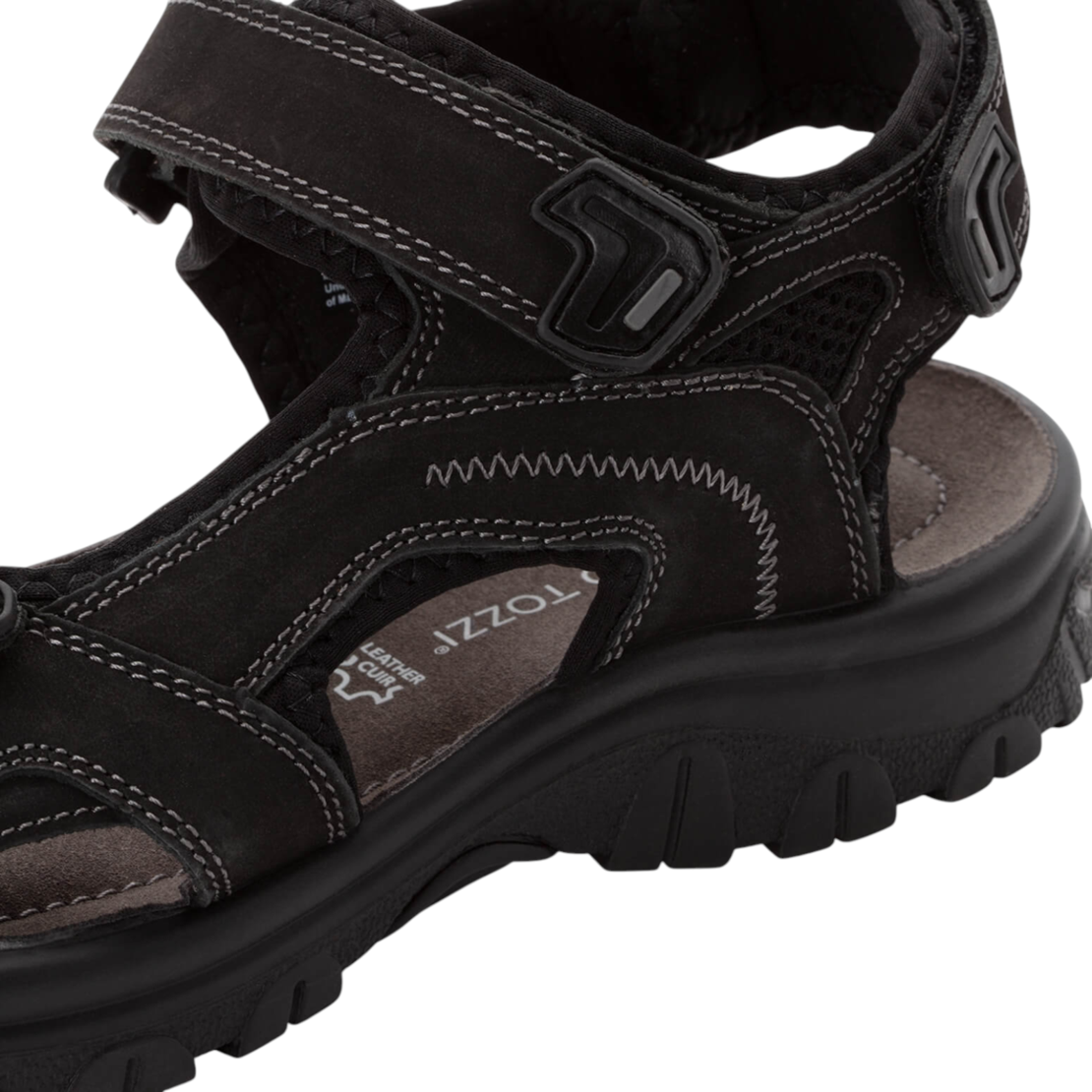 סנדל נוחות לגברים MARCO TOZZI ROHAN שחור