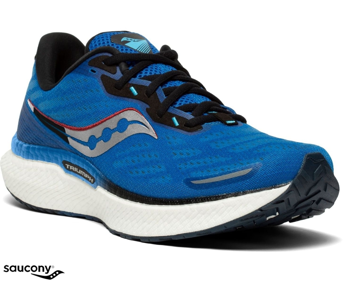 Saucony נעל ריצה לגברים TRIUMPH 19 כחול