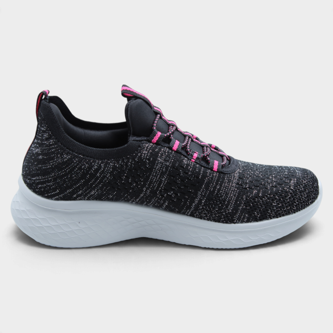 American Flex היאלי – נעלי סניקרס Slip-On לנשים עם גפת סריג נושמת