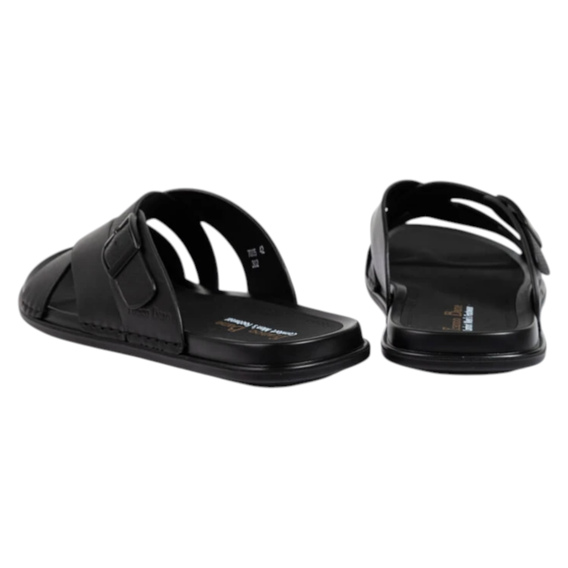 כפכפים לגברים אלגנט 7005 שחור FRANCO BANE