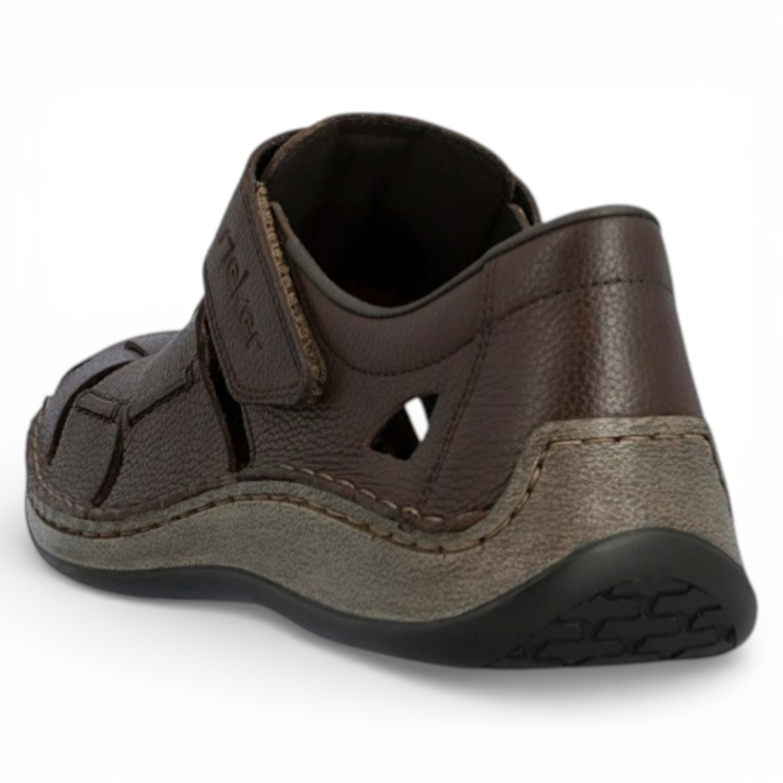 סנדל נוחות קלוע Rieker לגבר 05281-25 רפידה נשלפת תוצרת גרמניה