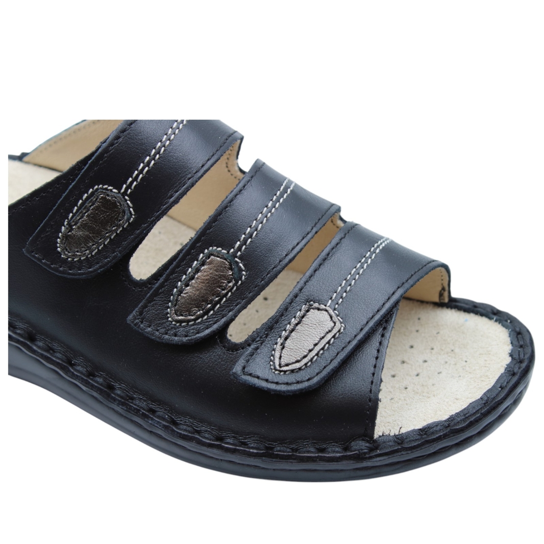 SoftFlex 8409 | כפכף נוחות אורטופדי עם 3 רצועות מתכווננות