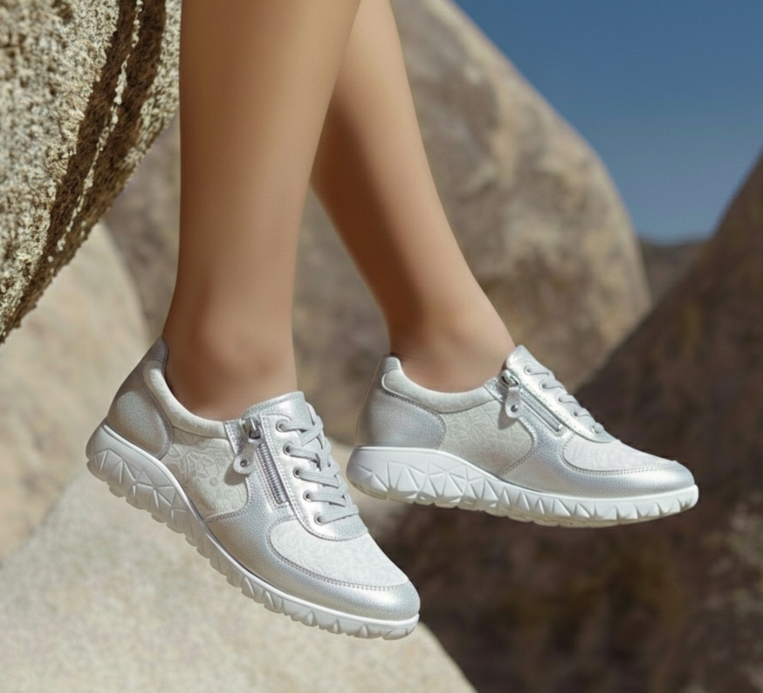 Waldläufer H89001 - דגם Havy - סניקרס אורטופדיות לנשים עד מידה 43 לבן