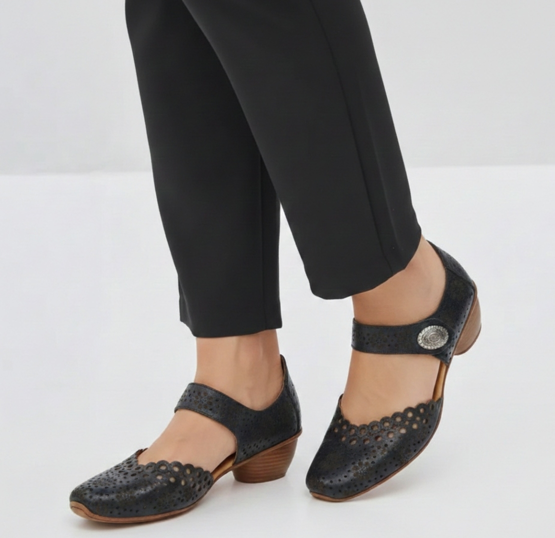 RIEKER בובה פתוחה עיגולים 43753-00