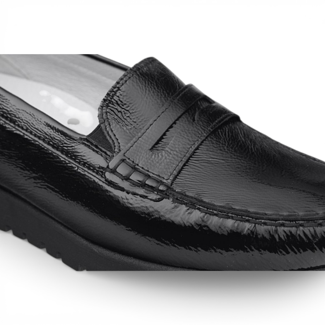 Waldlaufer מוקסין עור לק אורטופדי 549002