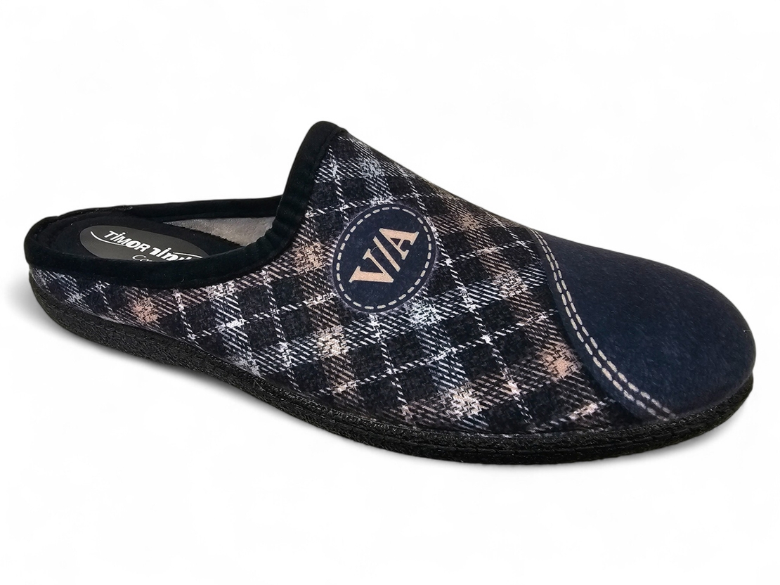 אלברולה נעלי בית גבר קורדורי תוצרת ספרד 514984 אפור