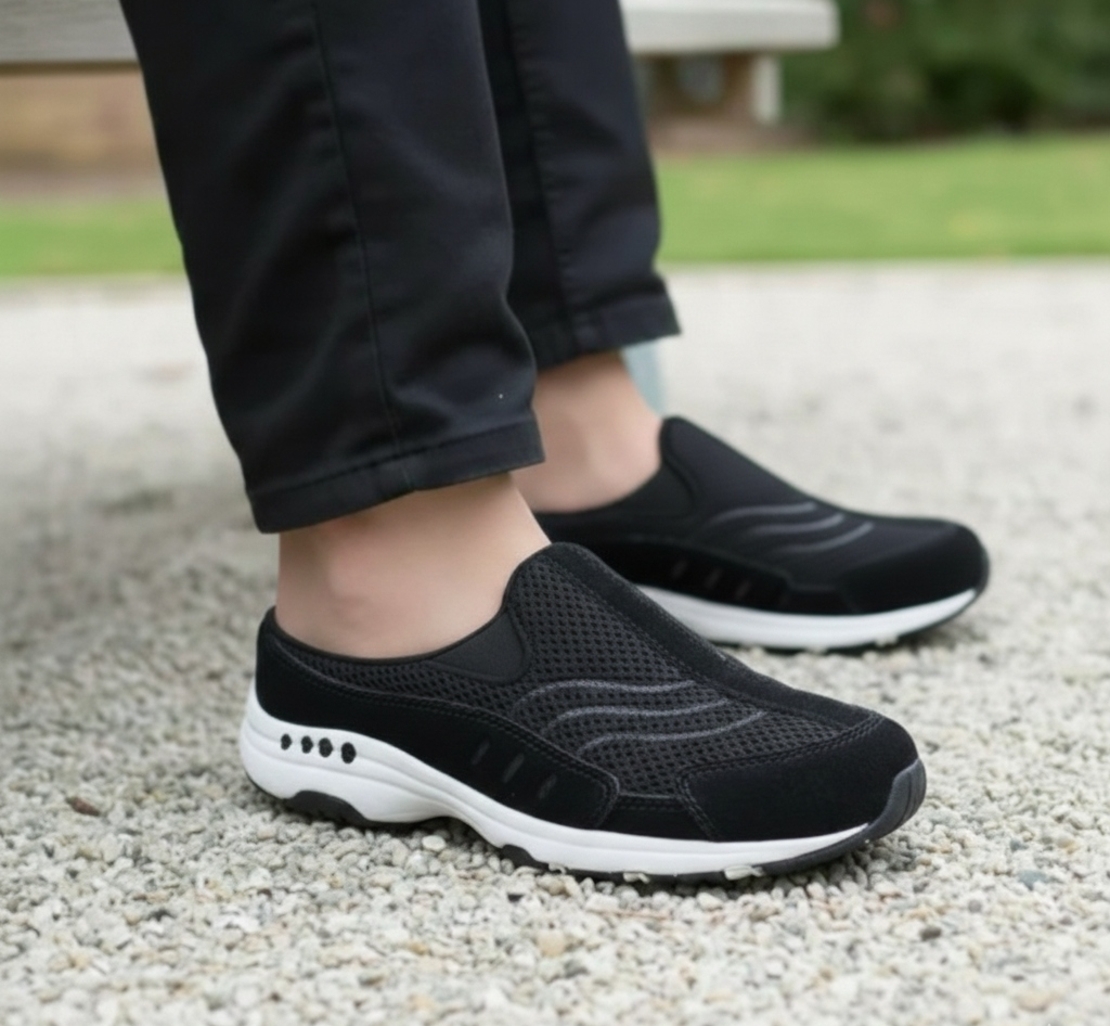 Easy Spirit כפכף לנשים TRAVEL שחור קלאסי