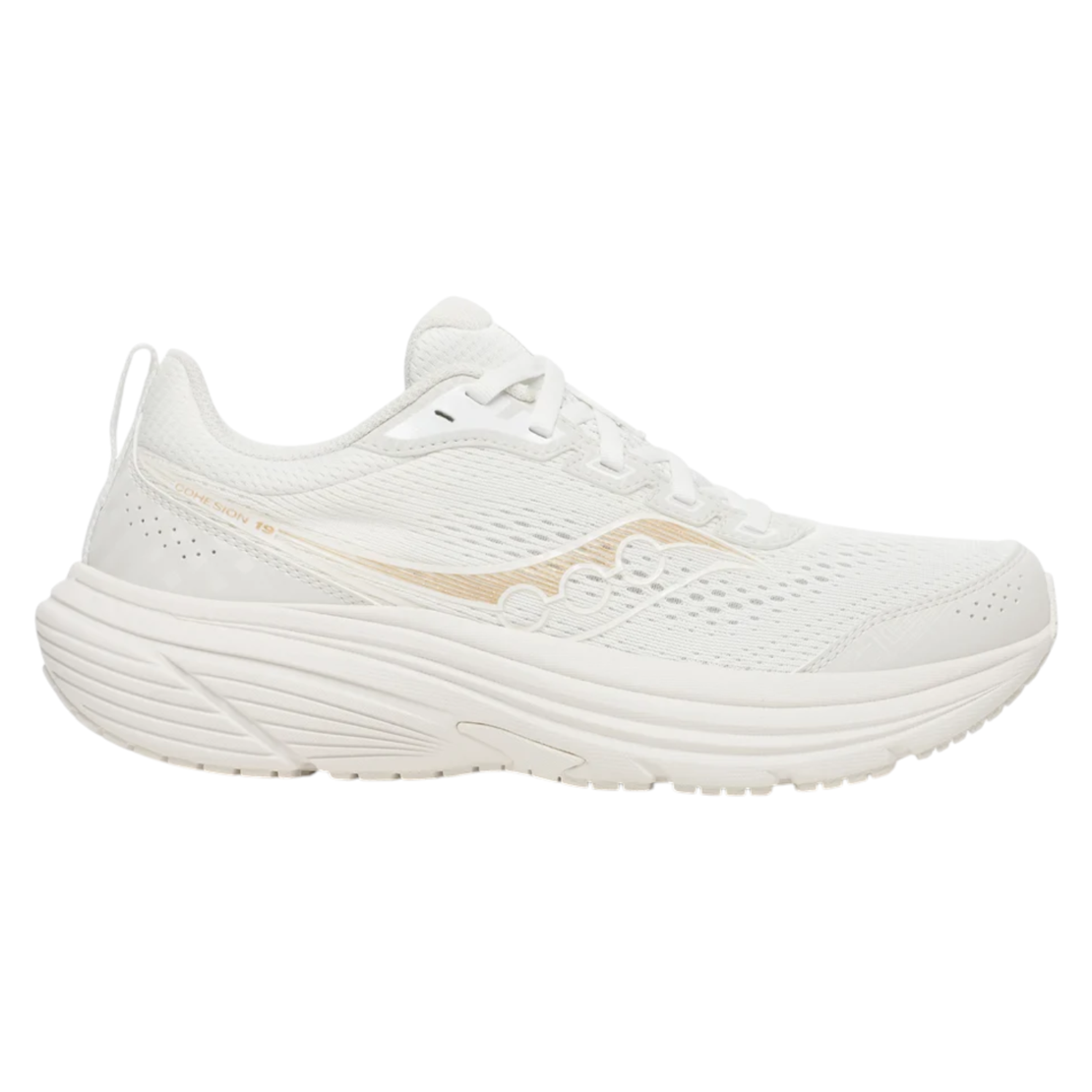 נעלי ריצה והליכה לנשים Saucony Cohesion 19 - שנהב