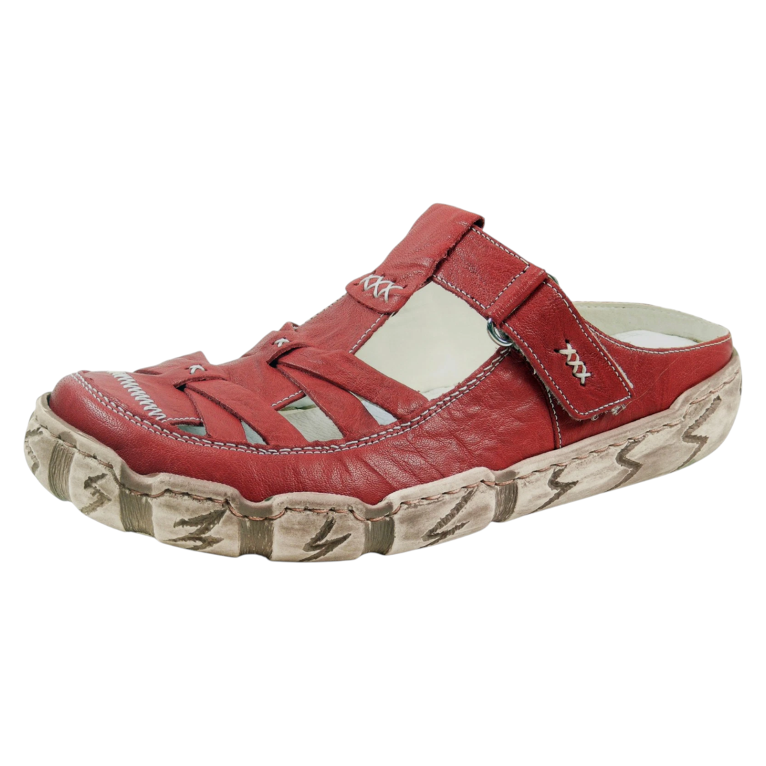 כפכף נוחות לנשים אנטומי Rieker דגם L0396-33 עד מידה 42 אדום