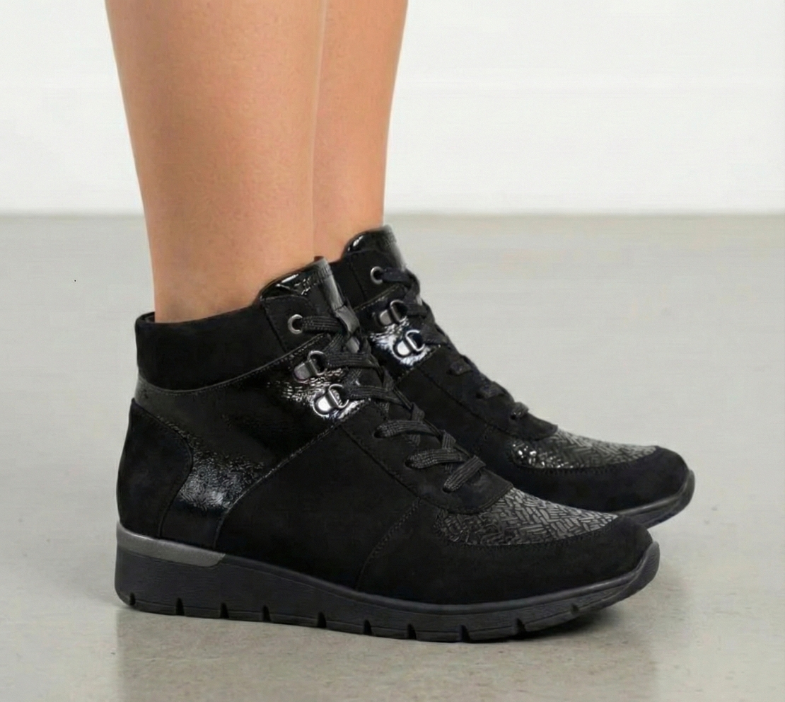 Waldlaufer נעל הליכה גבוהה נוחה וולדלאופר רחבה במיוחד 626K82 עד מידה 44