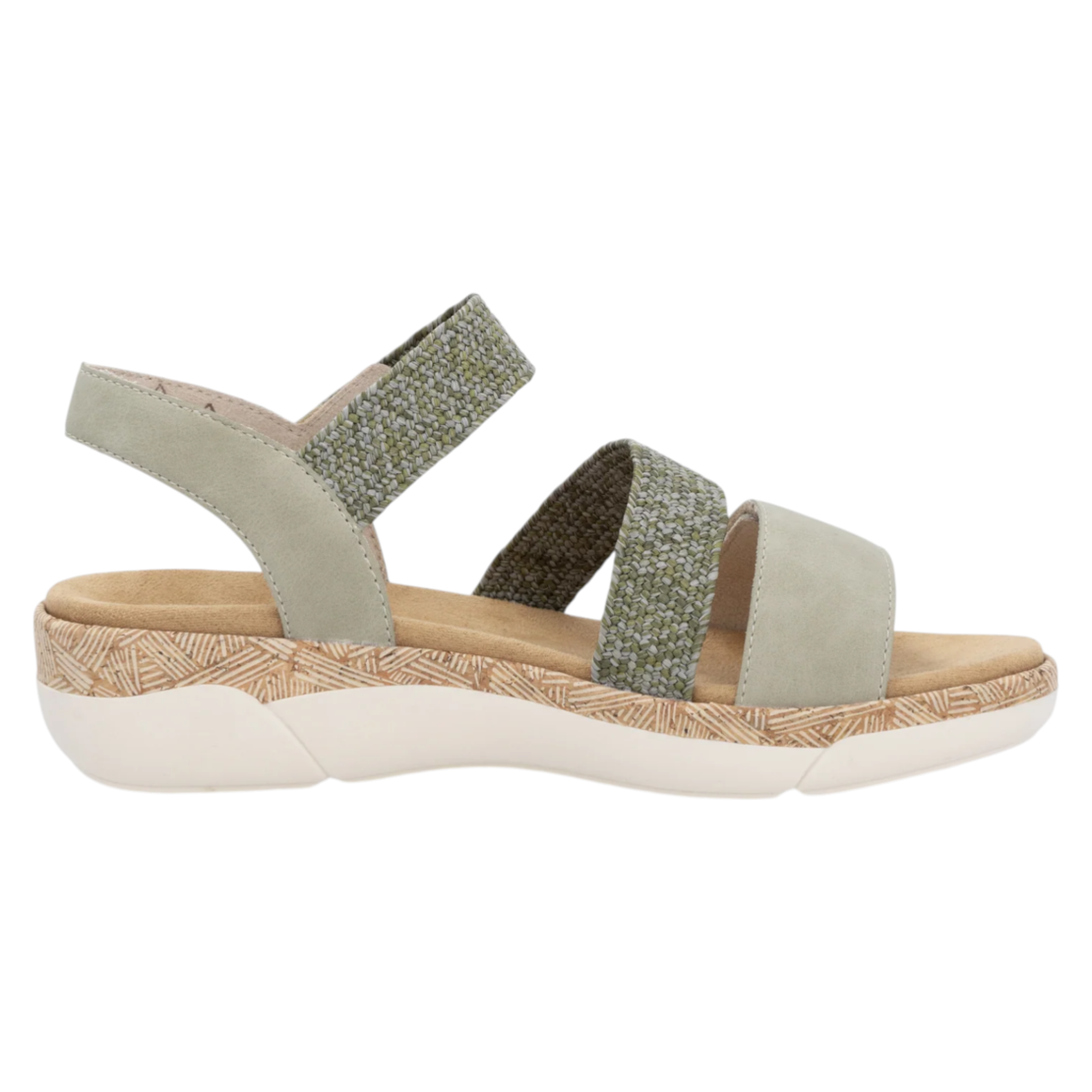 סנדל נשים נוח עם רצועות מתכווננות Remonte R6861-52 | מבית ריקר