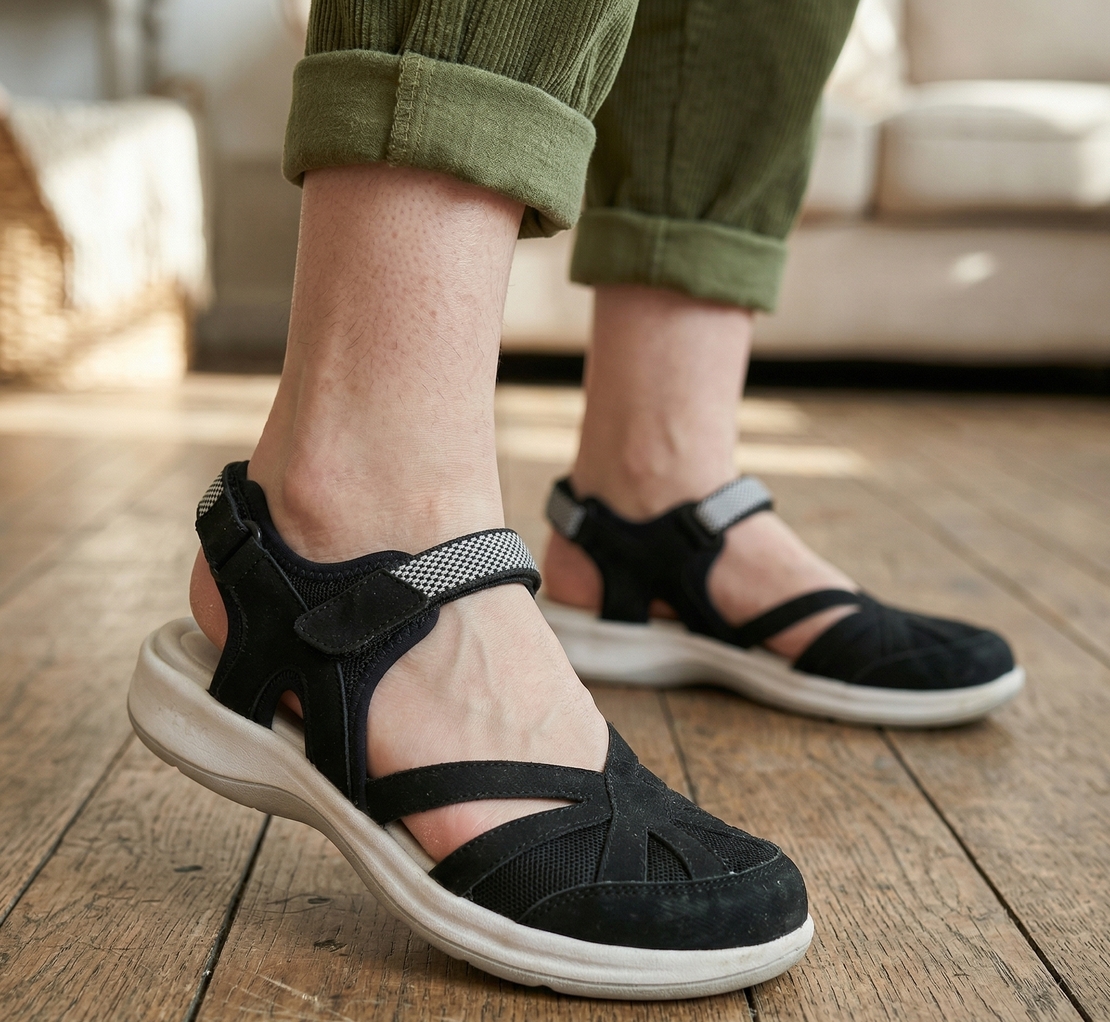 Easy Spirit בובה ספורט קלה להליכה יומיומית 96810 שחור