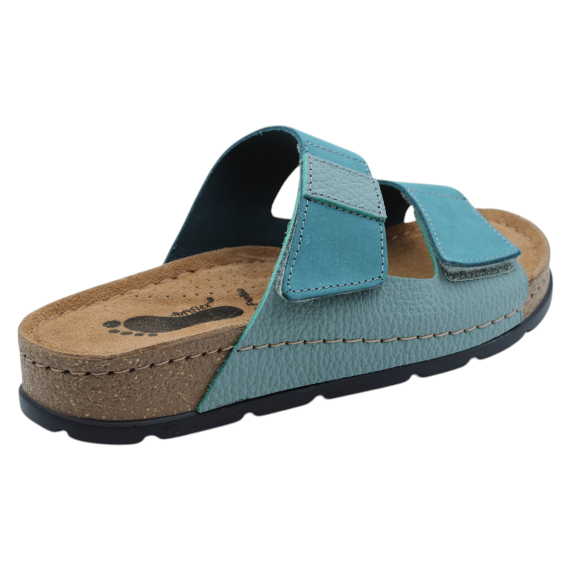 SOFTFLEX כפכף נוחות לנשים 2 סקוטשים 2627 רוקי טורקיז