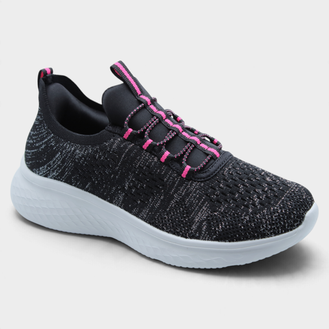 American Flex היאלי – נעלי סניקרס Slip-On לנשים עם גפת סריג נושמת