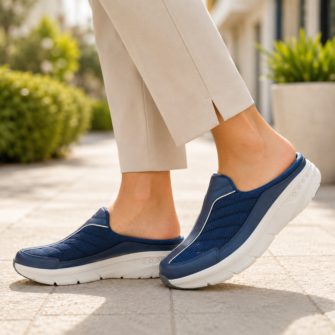 Easy Spirit כפכף ספורט אורטופדי MAXWALK כחול