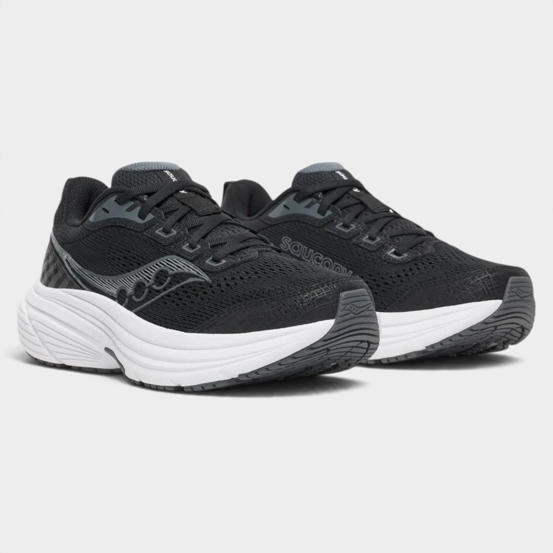 נעלי ריצה והליכה לגברים Saucony Cohesion 19 - ריכוך VERSARUN שחור