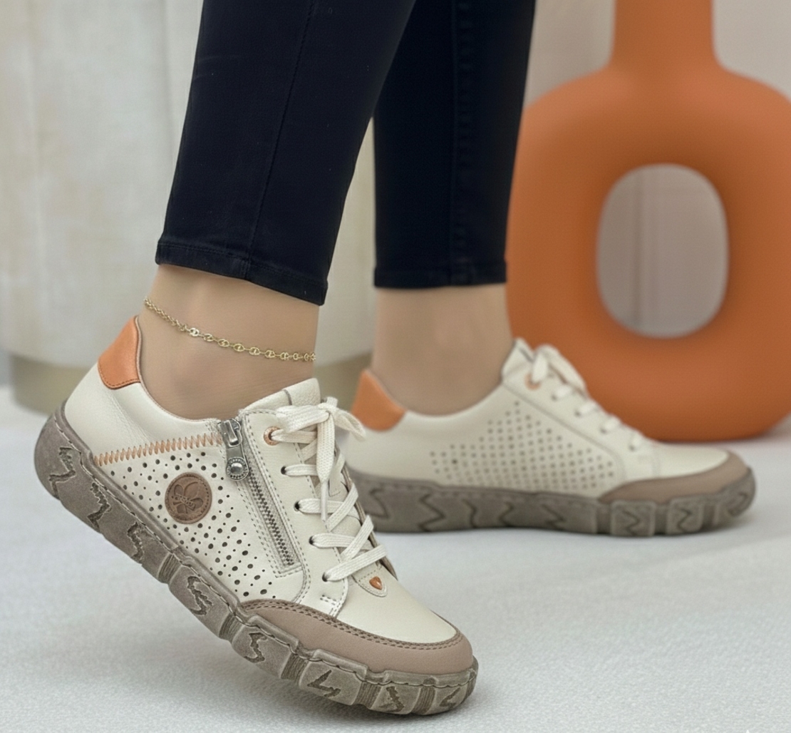 סניקרס נוחות Rieker לנשים דגם L0335-61