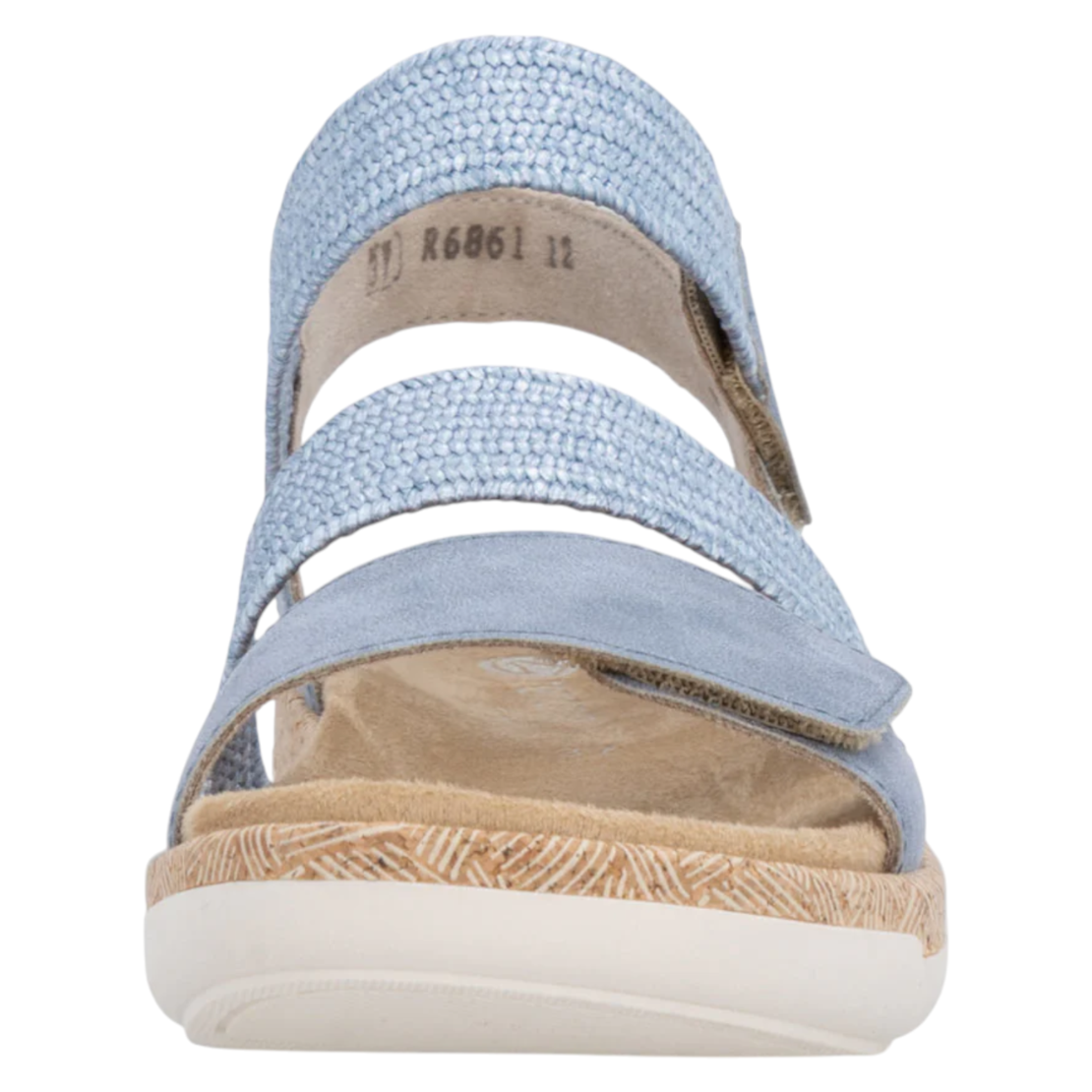 סנדל נשים נוח עם רצועות מתכווננות Remonte R6861-12 | מבית ריקר - ג'ינס