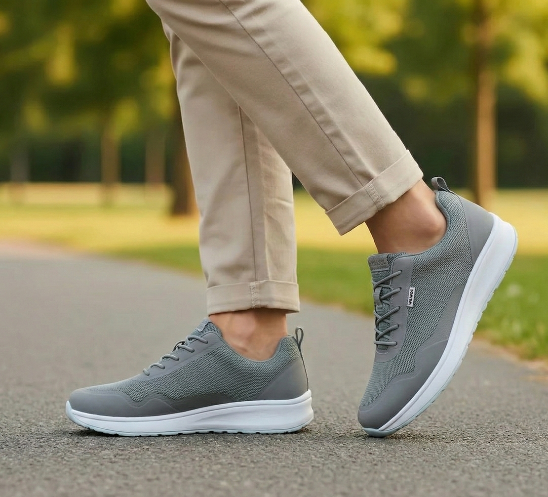 WILWOC FM2015 - נעל הליכה רכה לנשים וגברים, מקל על כאבי דורבן