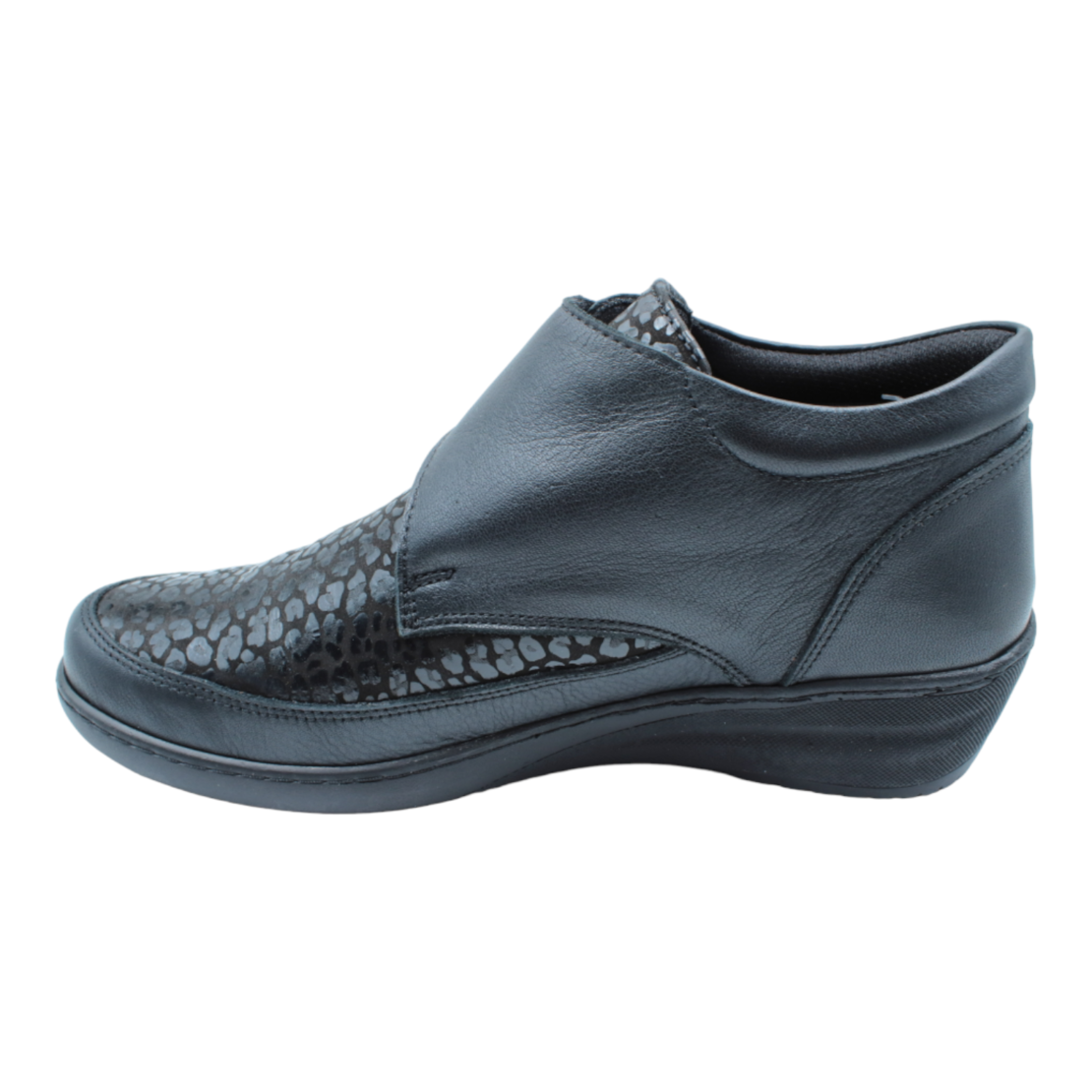 Fly Foot נעל 3/4 לנשים בסגירת סקוטש שילוב לייקרה 60666
