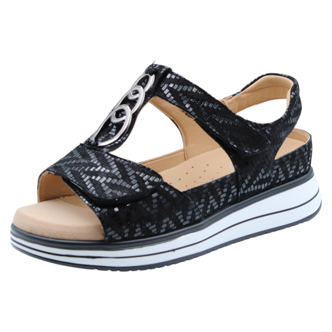 G Comfort S-664 סנדל נוחות אנטומי לנשים - עור רך ורצועות סקוטש