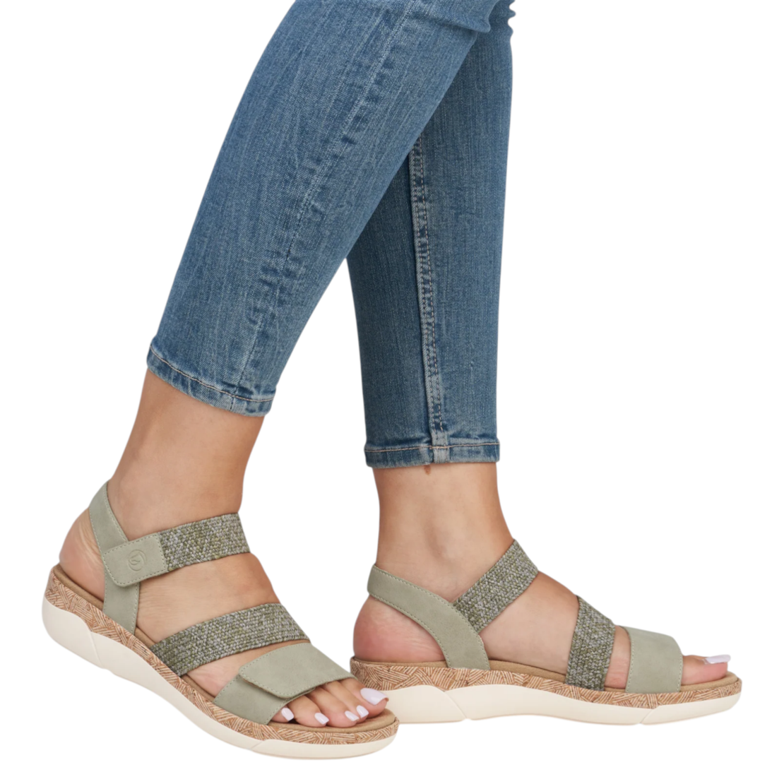 סנדל נשים נוח עם רצועות מתכווננות Remonte R6861-52 | מבית ריקר