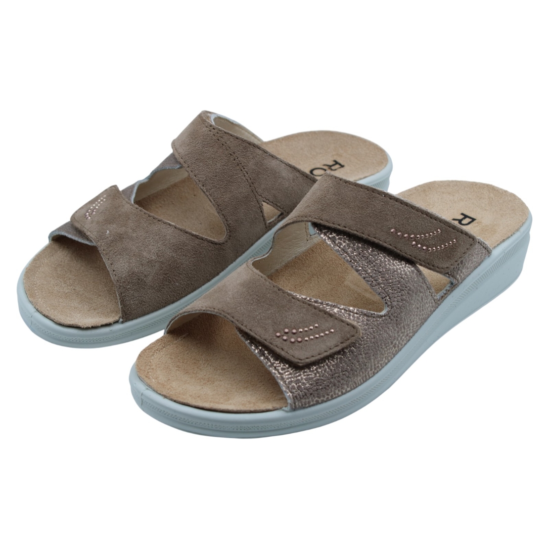 ROHDE כפכף נוחות 2 סקוטשים מדרס נשלף  5729 Earth 77