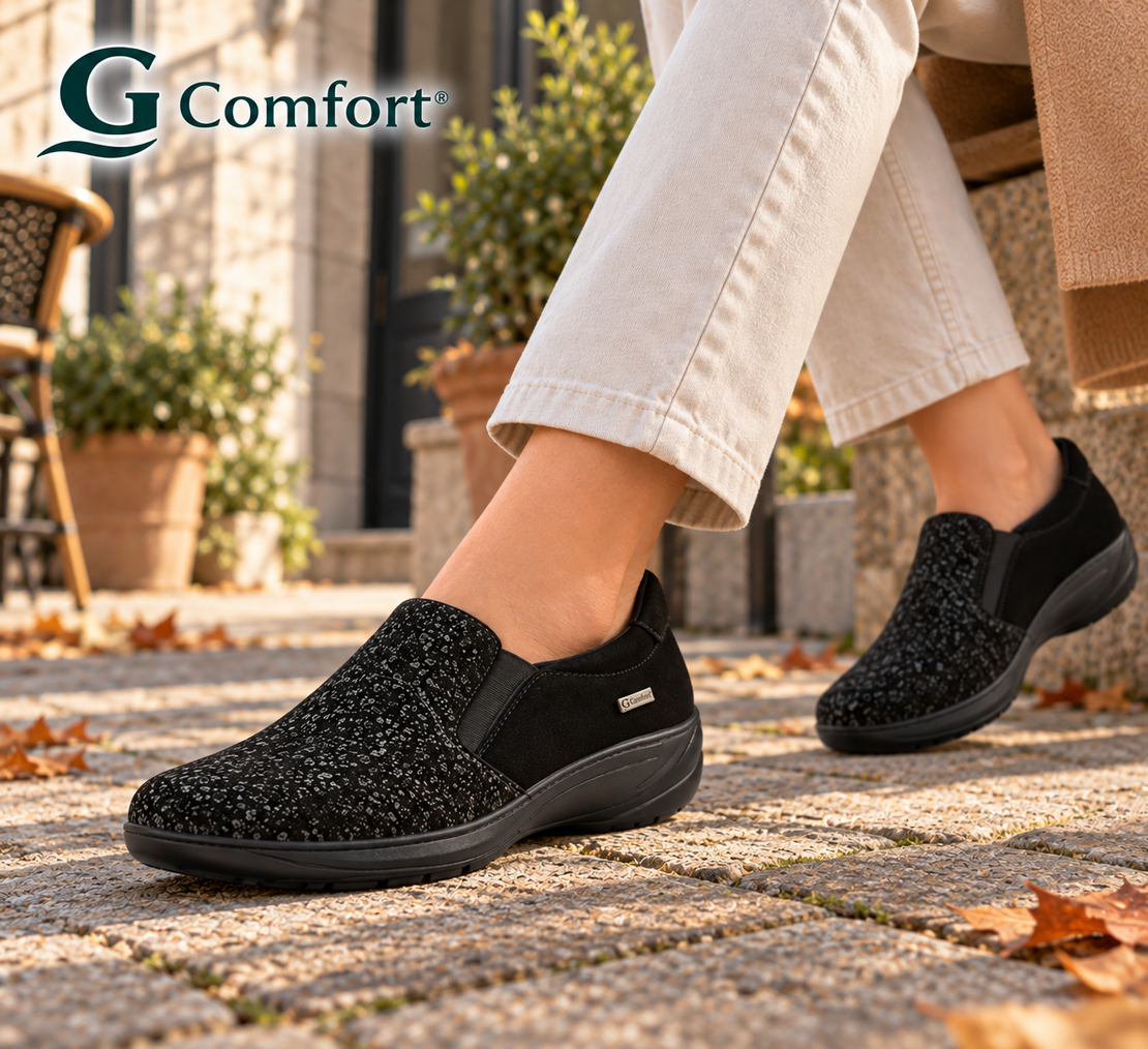 G COMFORT נעל סירה לרגל רחבה לנשים P-9519