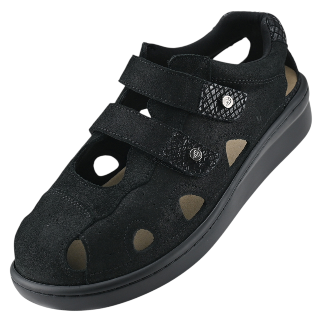 DR.F.FLEX סנדל רחב לנשים עם 2 סקוטשים רפידה נשלפת 4473-0537