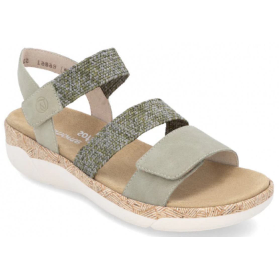 סנדל נשים נוח עם רצועות מתכווננות Remonte R6861-52 | מבית ריקר