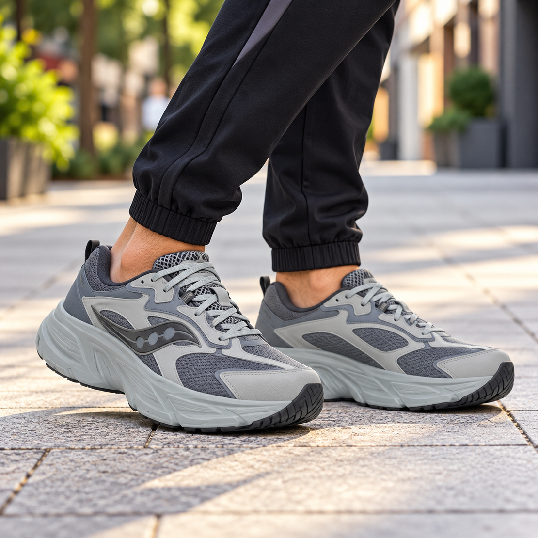 Saucony Procyon Max - נעלי ריצה והליכה לגברים עם ריפוד מקסימלי