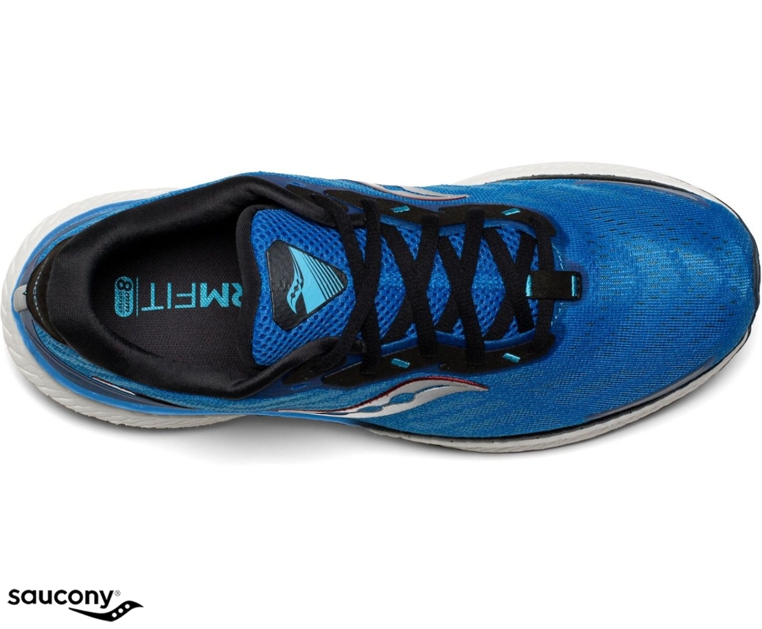Saucony נעל ריצה לגברים TRIUMPH 19 כחול