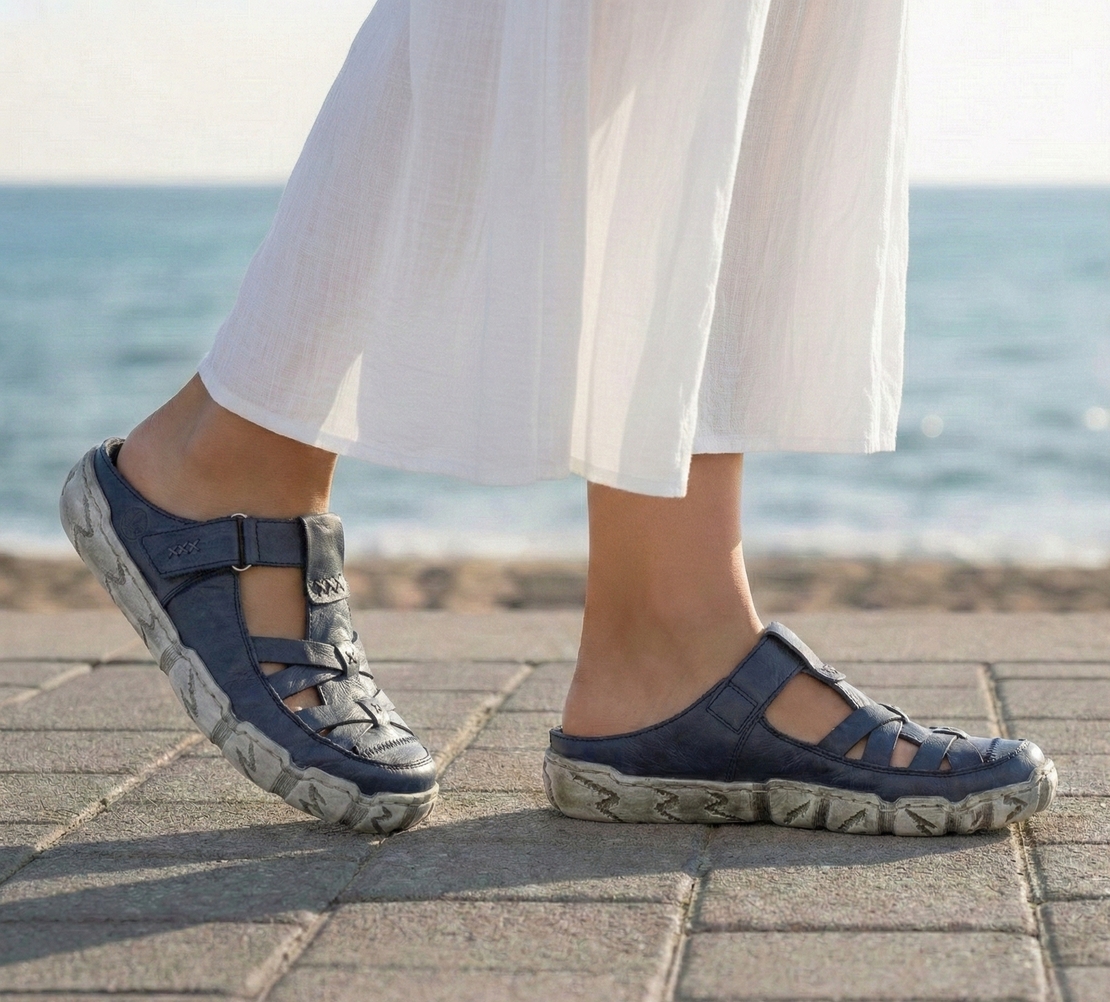 כפכף נוחות לנשים אנטומי Rieker דגם L0396-14 עד מידה 42