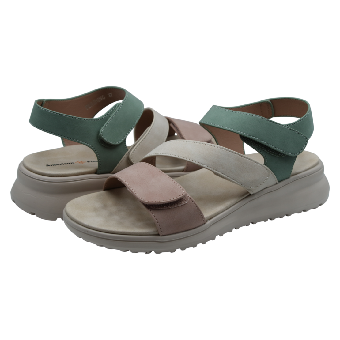 Americn Flex סנדל נוחות אנטומי לנשים 53423 סיגלית אופוויט