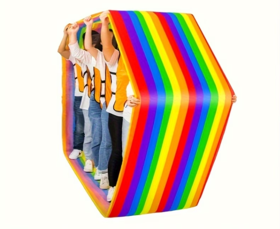 הזחל הענק – משטח ריצה שיתופי לפעילות קבוצתית